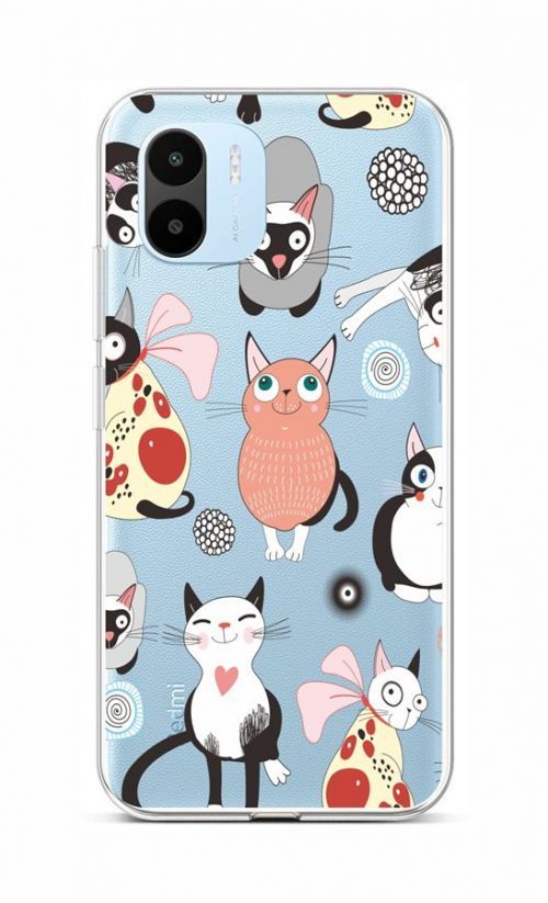 Kryt TopQ Xiaomi Redmi A1 Cats 2 86186