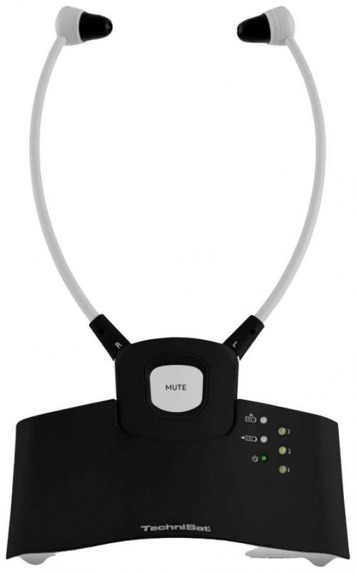 Bezdrátová Hi-Fi Sluchátka Over Ear TechniSat STEREOMAN ISI 2 0001/9128, černá