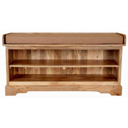 indickynabytek.cz - Botník Guru 120x60x40 z masivu mango