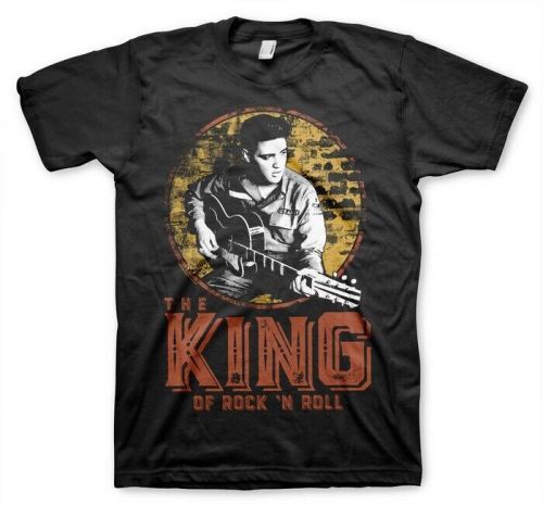 HYBRIS Tričko Elvis Presley - The King of Rock n‘ Roll