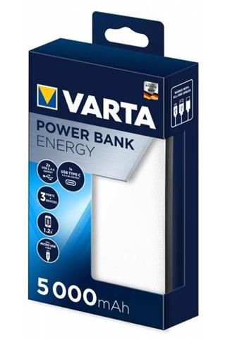 VARTA Power Bank Energy 5000mAh White