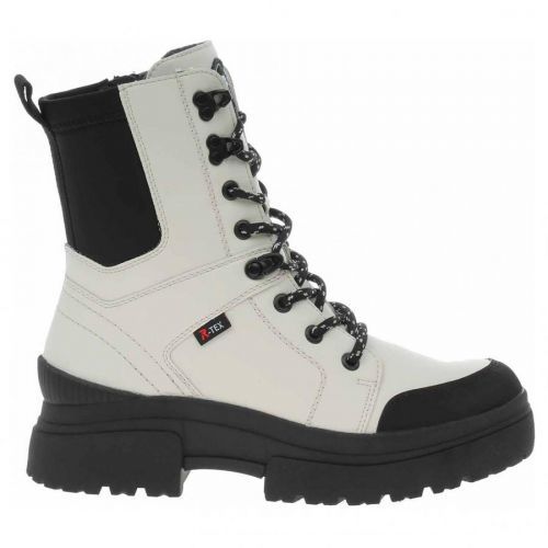 Ecco Dámská kotníková obuv Rieker W0374-80 weiss kombi 22401161