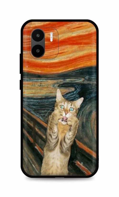 Kryt TopQ Xiaomi Redmi A1 Scared Cat 86271