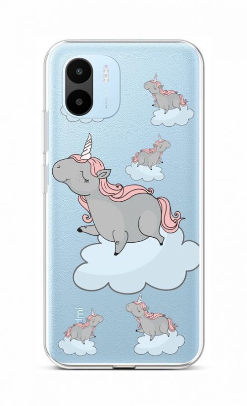 Kryt TopQ Xiaomi Redmi A1 Grey Unicorns 86127
