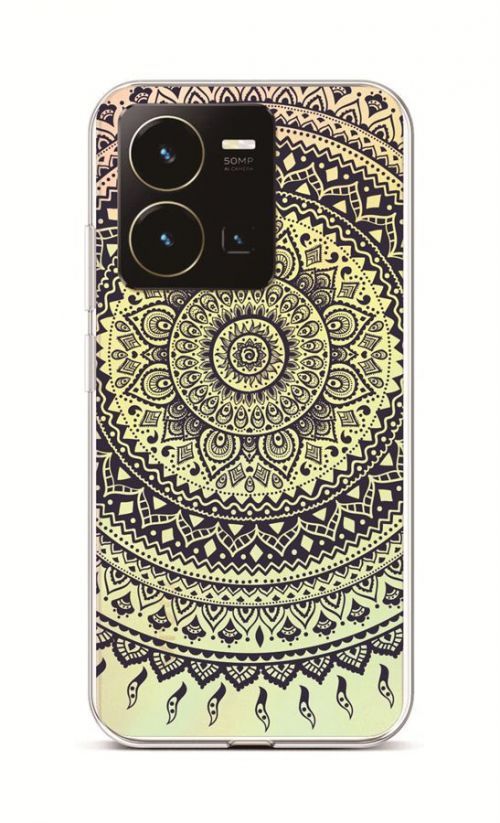 Kryt TopQ Vivo Y35 Navy Mandala 86069