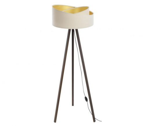 Stojací lampa GALAXY 1xE27/60W/230V krémová/hnědá