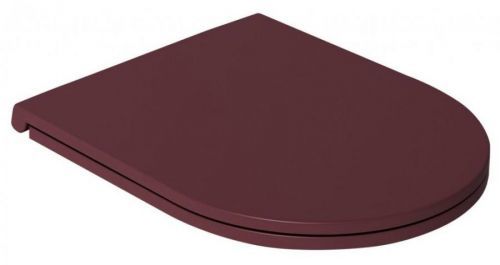 ISVEA INFINITY WC sedátko, SLIM, odnímatelné, Soft Close, maroon red 40KF0543I-S