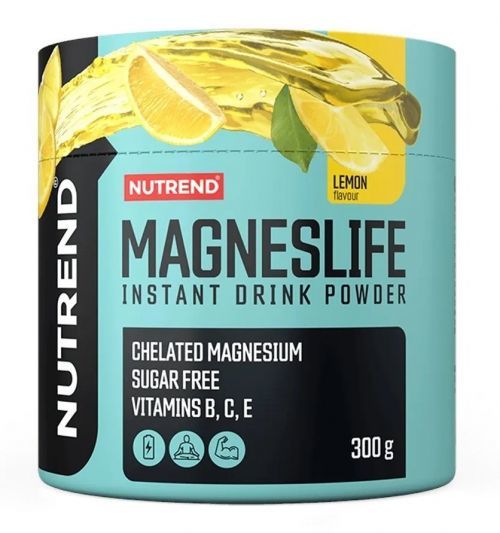 MagnesLife Instant Drink Powder - Nutrend 300 g Lemon