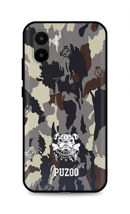 Kryt TopQ Xiaomi Redmi A1 3D Maskáčové s buldokem 86104