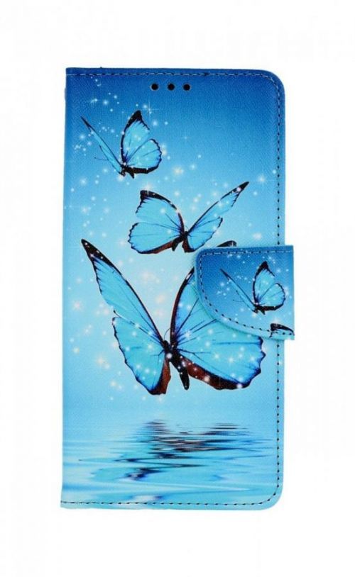 Pouzdro TopQ Xiaomi Redmi A1 knížkové Modří motýlci 86046