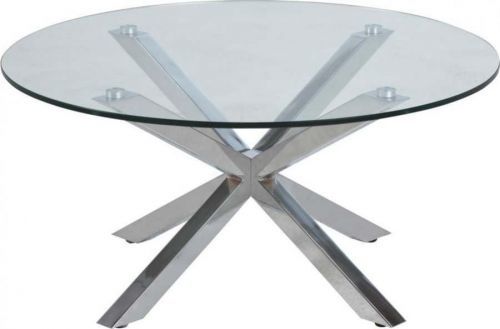 Kulatý konferenční stolek ve stříbrné barvě ø 82 cm Heaven - Actona