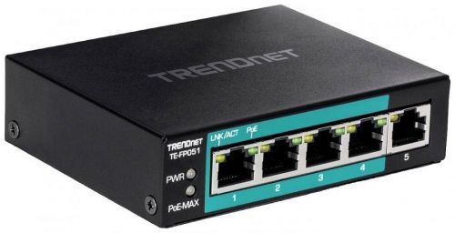 TrendNet TE-FP051 síťový switch  10 / 100 MBit/s funkce PoE