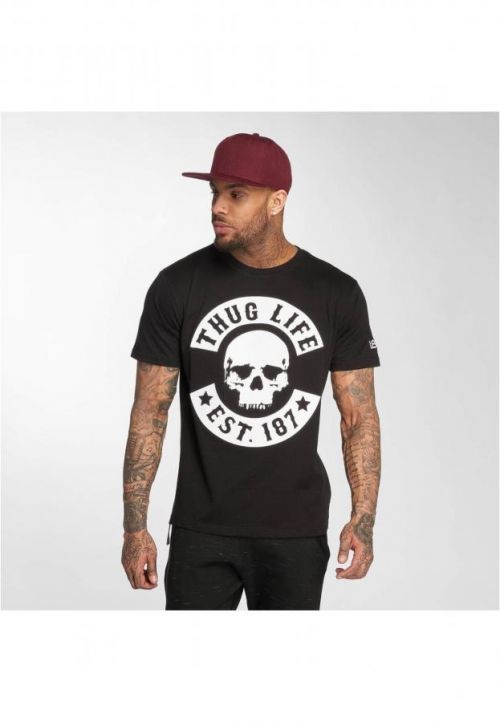 Tričko Thug Life Skull Logo - černé, S