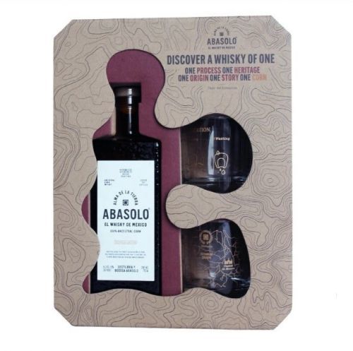 Abasolo El Whisky De Mexico 0,75l 43% + 2x sklo GB