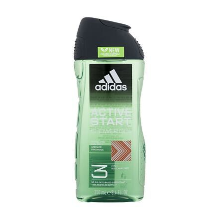 Adidas Active Start Shower Gel 3-In-1 sprchový gel 250 ml pro muže