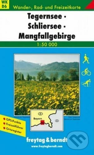 WKD 6 Tegernsee, Schliersee 1:50 000/mapa - freytag&berndt