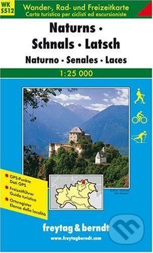 WKS 512 Naturns-Schnals-Latsch 1:25 000/mapa - freytag&berndt