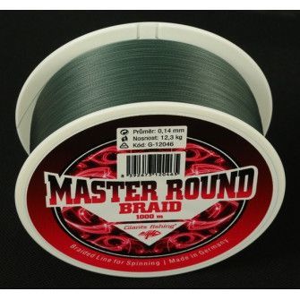 Giants fishing Splétaná šňůra Master Round Braid 1000m|0,18mm (15,7kg)