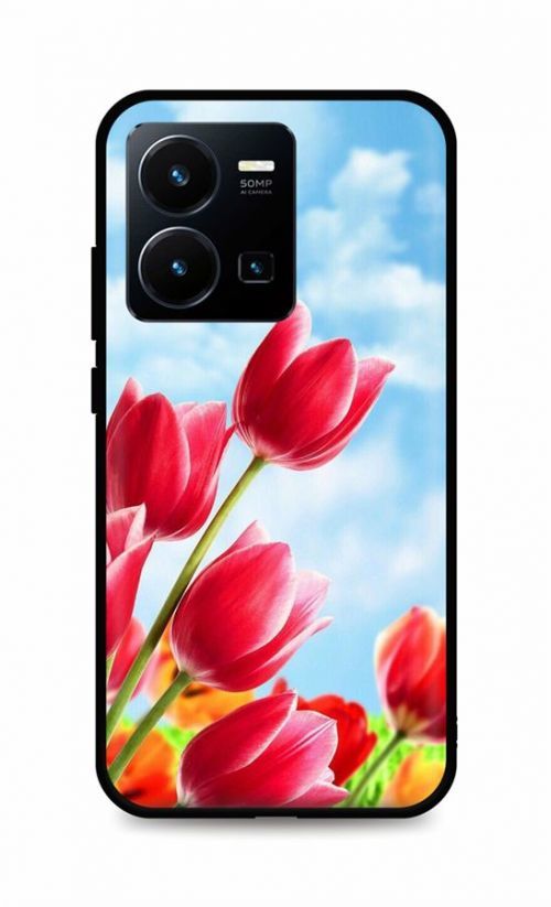 Kryt TopQ Vivo Y35 Tulips 86132
