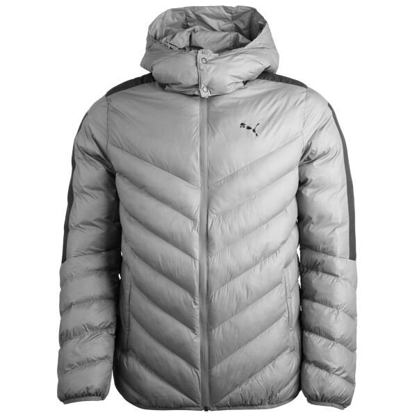 Puma MENS DOWN JACKET Pánská bunda, šedá, velikost XL