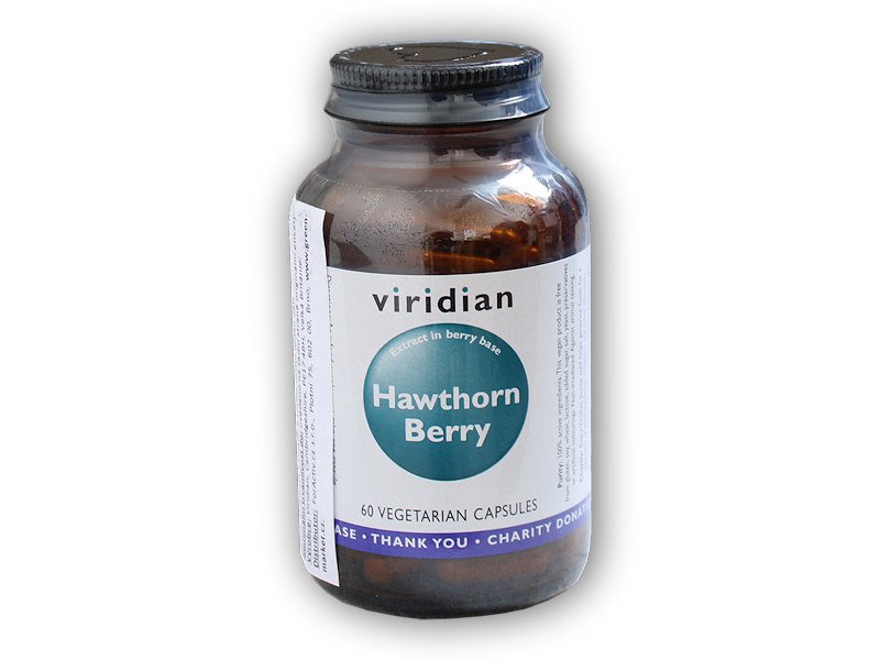 Viridian Hawthorn Berry 60 kapslí