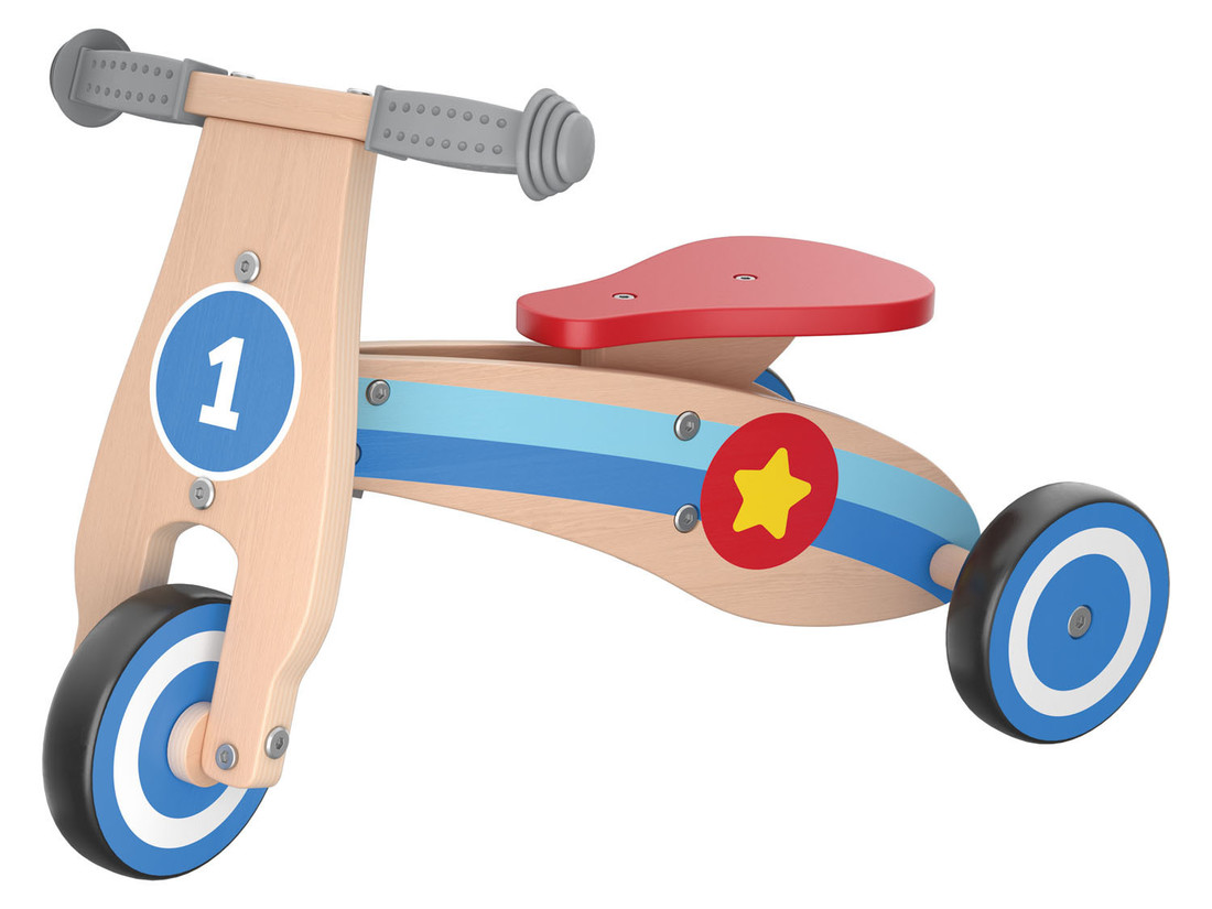 Dřevěné dětské odrážedlo Playtive Bike Nr.1