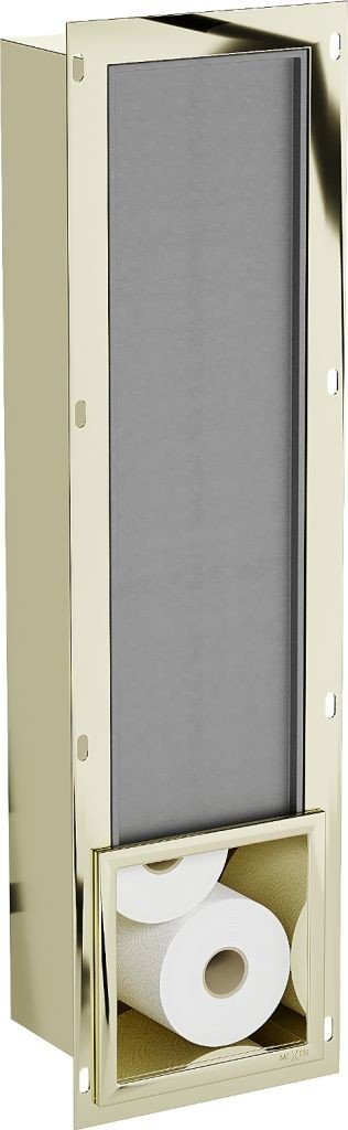MEXEN X-Wall-B modul na toaletní papír s uložným prostorem, złoty 1955