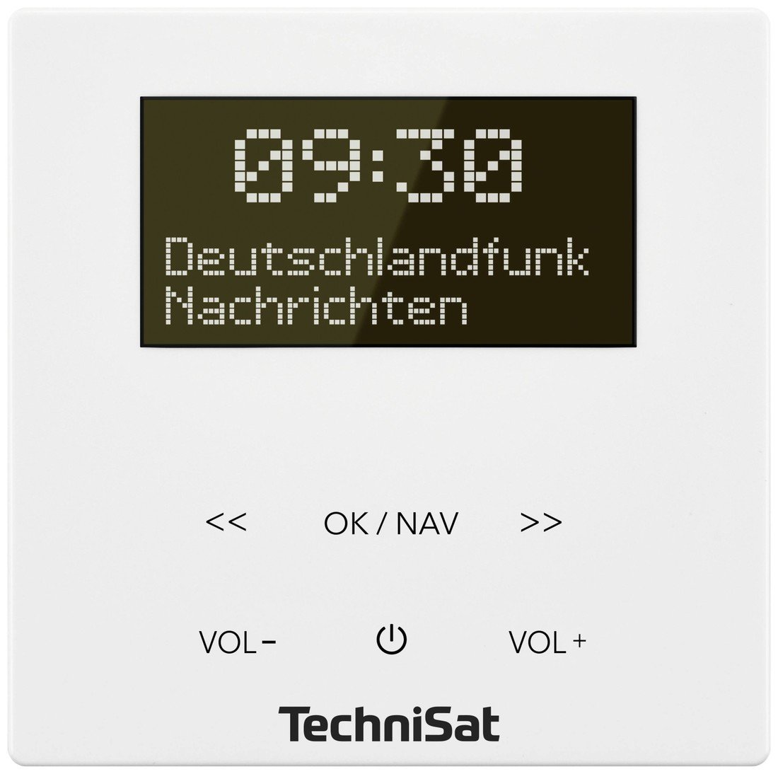 Rádio do zásuvky TechniSat DIGITRADIO UP 55, weiß, Bluetooth, DAB plus , FM, bílá