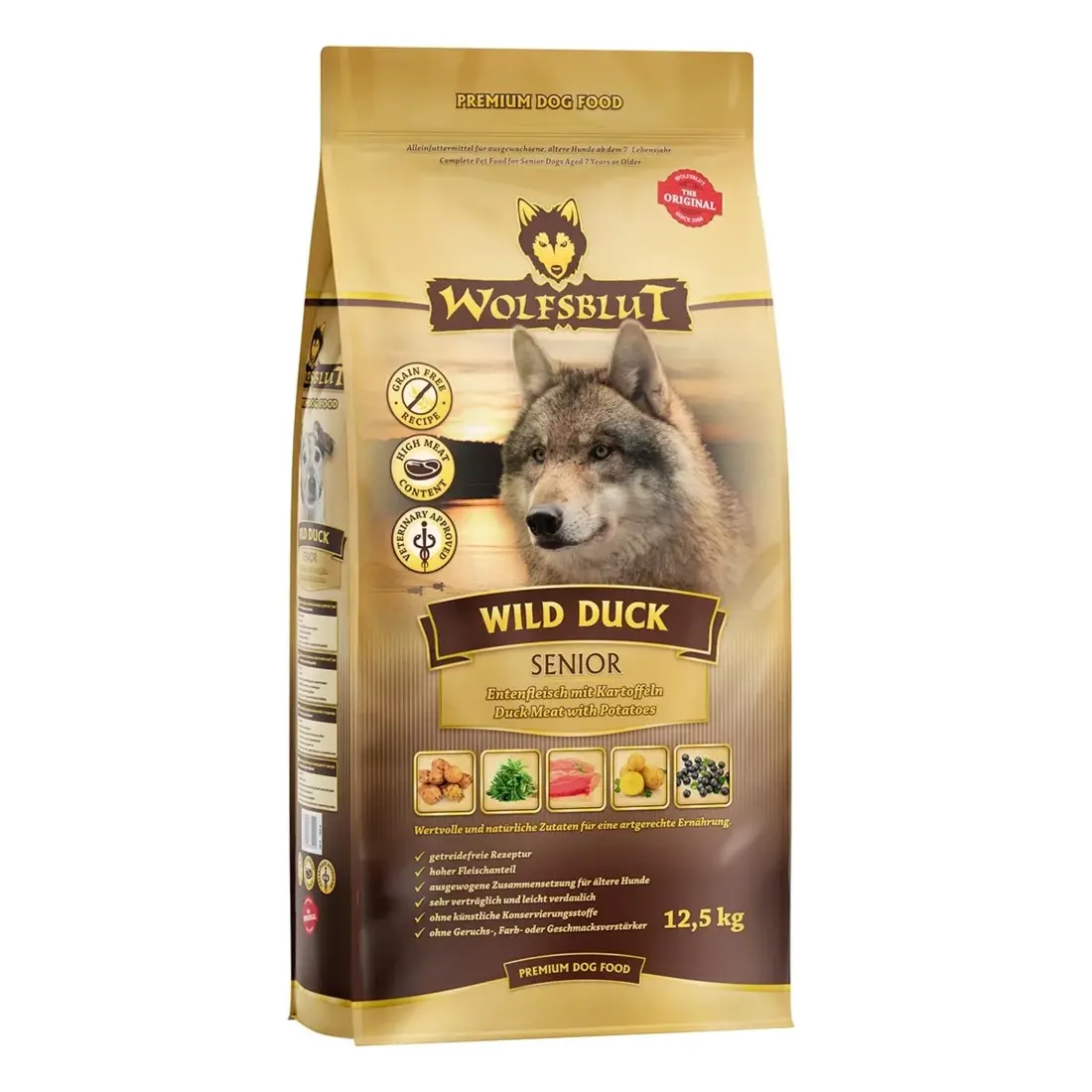 Wolfsblut Wild Duck Senior 12,5 kg