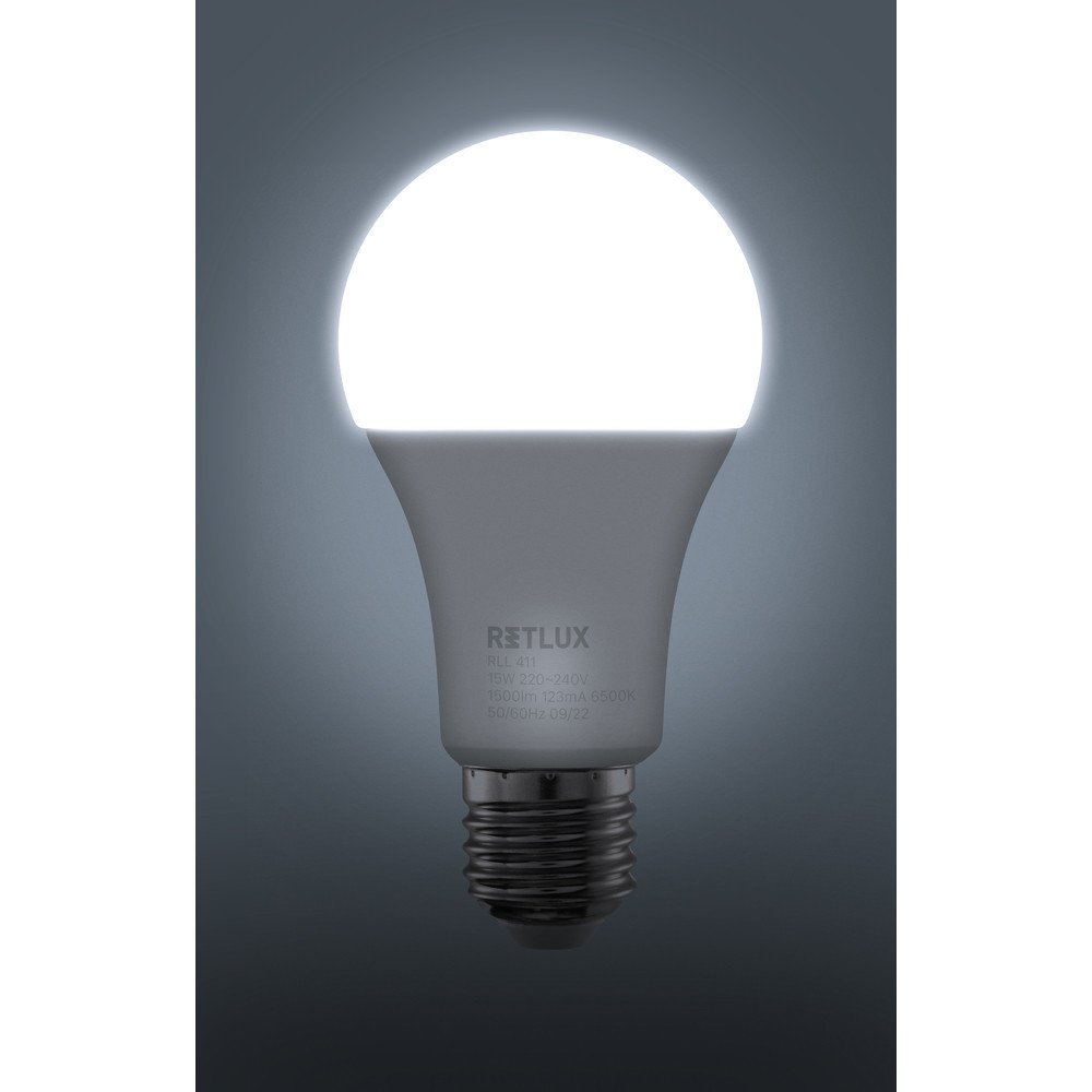 RLL 411 A65 E27 bulb 15W DL RETLUX
