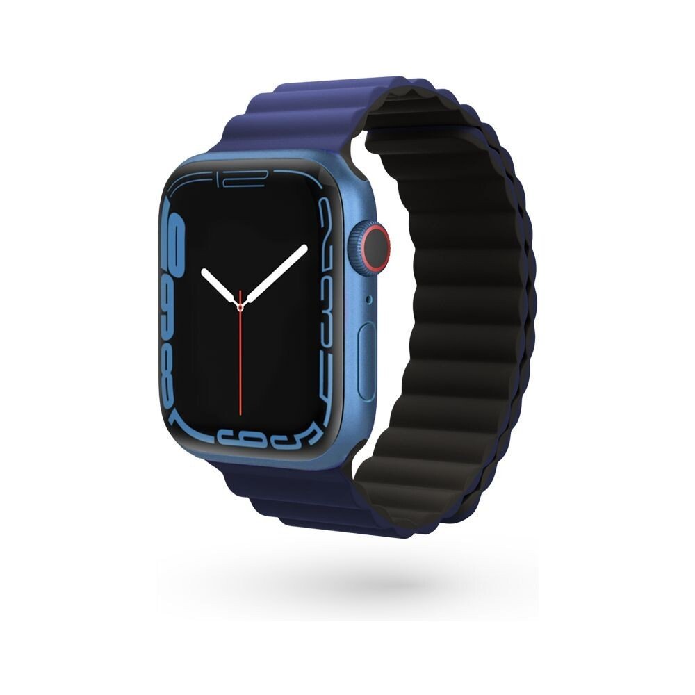 EPICO magnetický pásek pro Apple Watch 38/40/41 mm, černý/modrý 63318101300001