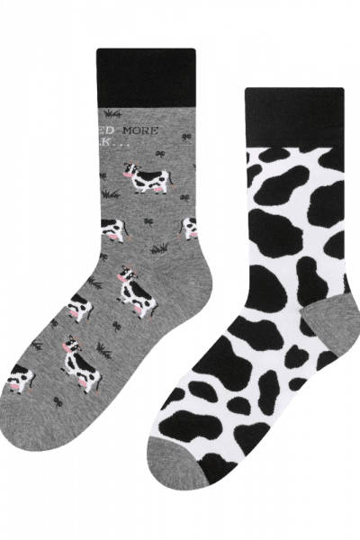 More Milk 078-A040 šedý melanž Dámské ponožky 39/42 šedá