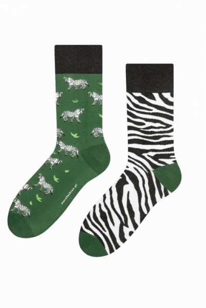 More Zebra 079-A059 zelené Pánské ponožky 43/46 zelená