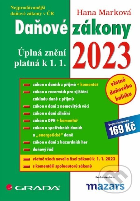 Daňové zákony 2023 - Hana Marková