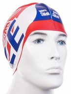 Silikonová čepice BornToSwim CZE Bílá