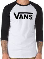 Tričko Vans Classic Raglan white-black XXL