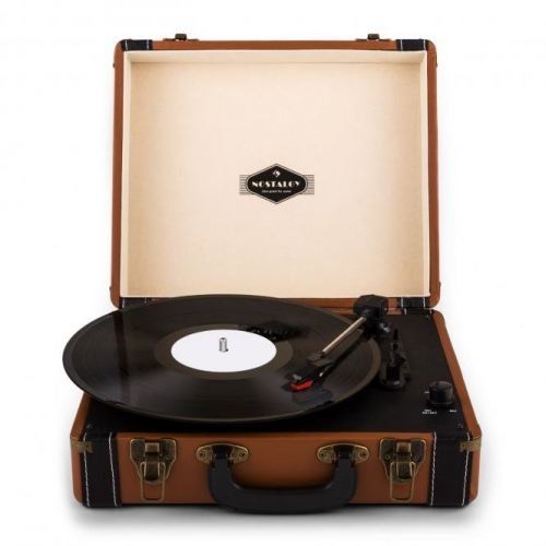 Auna Jerry Lee, retro gramofon, LP, USB, hnědý