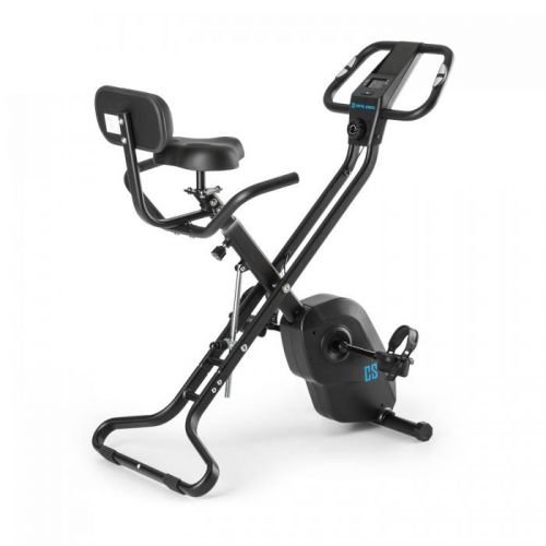 CAPITAL SPORTS Azura X1, černý, X-bike, do 120 kg, měření pulsu, sklápěcí, 4 kg