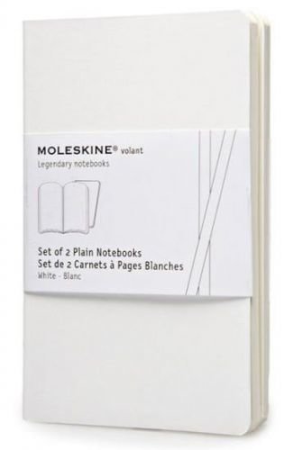 Moleskine: Volant zápisníky čisté bílé S - neuveden