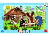 Puzzle 15 Krtek na návštěvě deskové