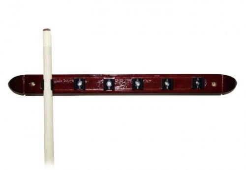 Garthen Kulečníkový držák na tága - na 6 tág - tmavé dřevo 39 cm