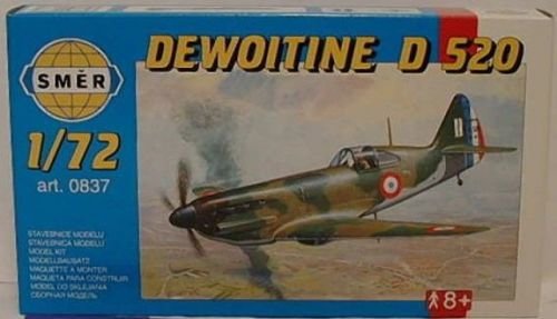Modely SMĚR - Letadlo Dewoitine D 520