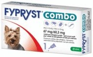 Fypryst Combo spot-on pro malé psy 2-10 kg 67 mg/60,3 mg roztok pro nakapání na kůži 1x0,67 ml