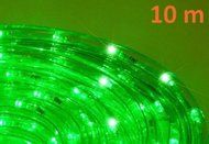 LED světelný kabel 10 m - zelená, 240 diod