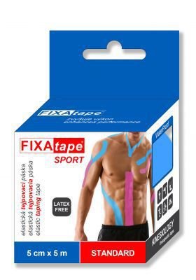 Tejp.páska FIXAtape Kinesio Stand.5cmx5m černá