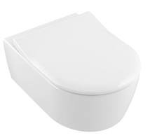 Závěsné WC se sedátkem softclose Villeroy & Boch Avento, zadní odpad GLACERAAVWC005