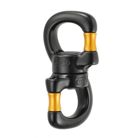 Petzl Swivel open Černá