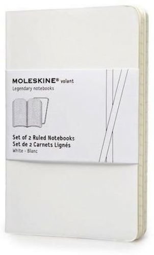 Moleskine: Volant zápisníky linkované bílé S - neuveden