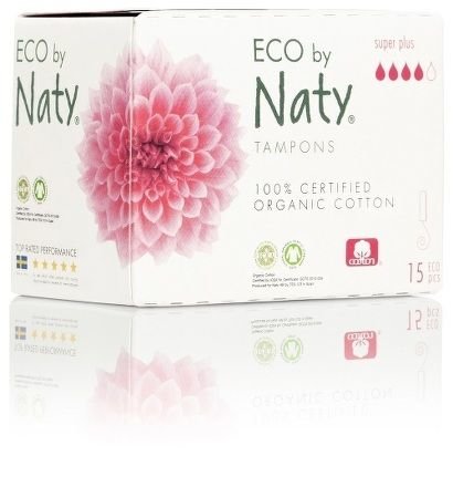 Eco by Naty Dámské ECO tampóny Super Plus 15 ks