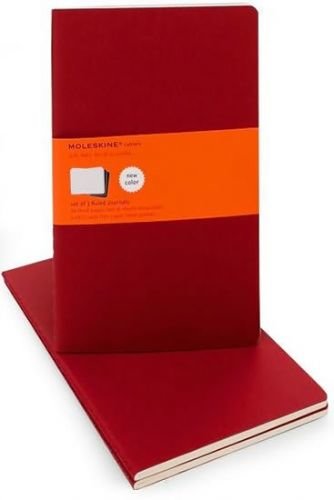 Moleskine: Sešity 3 ks linkované červené L - neuveden